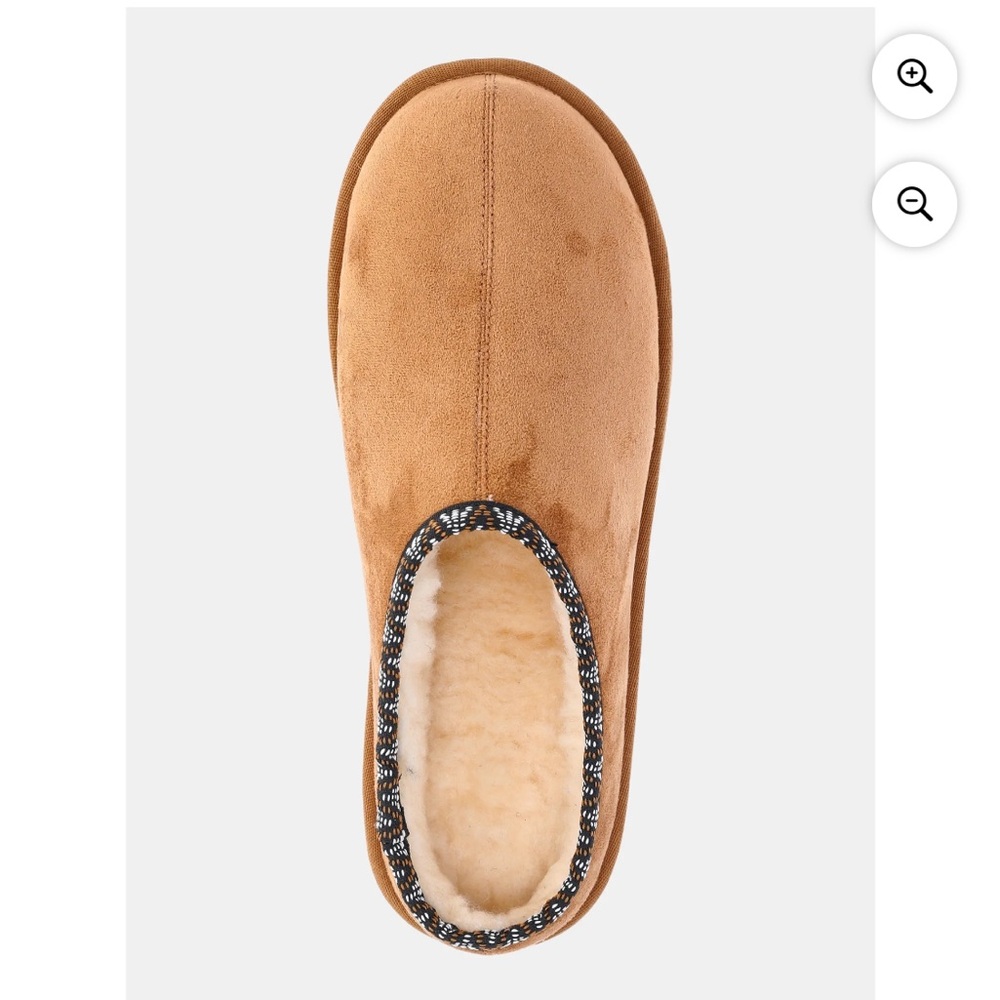 PAWZ  Women's Hazel Platform Clog Slippers with Faux Fur Lining